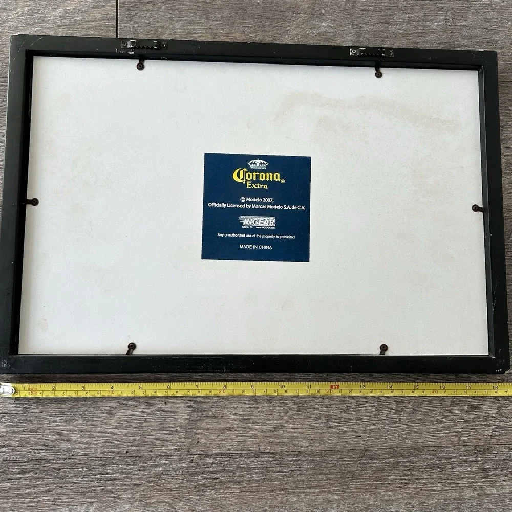 Vintage CORONA EXTRA Bar Beer Glass Mirror Sign 12